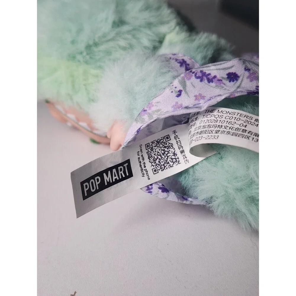 Pop Mart Labubu Big Into Energy Serenity Vinyl Plush Bedazzled Custom Green